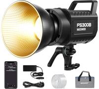 NEEWER FS300B 300W LED Studio Video Light, Bi Color COB Illuminazione Continua con 2.4G/APP Control 44500Lux/1m 2700K-6500K CRI97+, 12 Scene, Bowens Mount Spotlight per Fotografia Registrazione