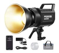 NEEWER FS300B 300W Luce Video LED da Studio, Illuminazione Continua COB Bicolore, Controllo 2.4G/APP, 44500Lux/1m 2700K-6500K CRI97+, 12 Scene, Faretto con Attacco Bowens per Foto Riprese Streaming