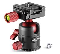 NEEWER GM28 - Testa a sfera panoramica girevole a 360° con piastra a sgancio rapido da 1/4" per treppiede, monopiede, slider DSLR, videocamera, carico massimo fino a 5 kg