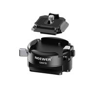 NEEWER GM47B Kit Piastra A Sgancio Rapido Anti-Torsione con Adattatore QR e Morsetto di Base per Arca Swiss per Ronin 4 Pro Camera Clip