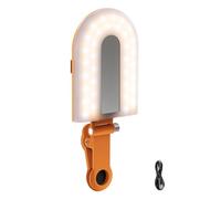 NEEWER GM66 Luce Selfie per Telefono a Clip, 68 LED, Lampada Bicolore Compatibile con iPhone con CRI97+ 2000mAh per TikTok Vlog Registrazione Streaming Computer Laptop Webcam Video Conferenza Trucco