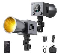 NEEWER HB60B Mini Luce Video LED da 60W con Batteria 50Wh/Ricarica Rapida PD 100W, Controllo APP/2.4G/NFC, Lampada Continua da Studio COB Dimmerabile Bicolore 44.800lux/1m 2700-6500K CRI97+ 12 Scene