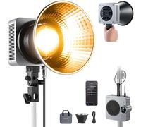 NEEWER HS200B Luce LED Video Portatile, Controllo APP/2.4G/DMX, 280W 84400lx/1m Bicolore 2700-6500K CRI95+ Illuminazione a Uscita Continua COB, Faretto Bowens per Riprese Streaming Fotografia Studio