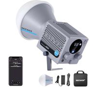 NEEWER HS60B Mini Luce Video con Controllo App, Luci Studio Fotografico Continua Portatile LED COB Bicolore da 60W, 35000lux/1m, 2700-6500K, Dimmerazione PWM 0-100%, CRI/TLCI 97+, 12 Scene, USB Tipo C