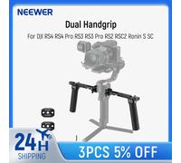 NEEWER Impugnatura Doppia per DJI RS4 Pro RS3 Pro RS2 RSC2 Ronin S SC Gimbal, Kit Doppia Maniglia con 2 Mini Rail NATO