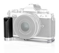 NEEWER Impugnatura Fotocamera per Nikon Z fc, Staffa a L in Lega di Alluminio con Impugnatura in Pelle Retrò, Filettatura da 1/4", Cold Shoe e Base Arca, Compatibile con Nikon Z fc Fotocamera (VS108)