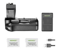 Neewer Impugnatura Portabatteria Sostitutiva per Camere DSLR Canon EOS 550D 600D 650D 700D Rebel T2i T3i T4i T5i con Batterie a Litio di Ricambio per LP-E8/Caricabatterie a USB