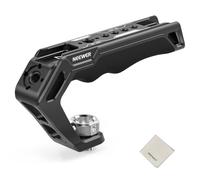 NEEWER Impugnatura superiore per fotocamera con 3/8", comoda impugnatura in silicone con filettatura da 1/4" 3/8", Cold Shoes, panno per la pulizia, compatibile con SmallRig Handles Gabbie video Rigs