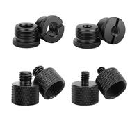 NEEWER Kit di accessori per supporto microfono, 8 pezzi, include adattatori da 1/4" 3/8" femmina a 5/8" maschio e 5/8" femmina a 1/4" 3/8" maschio per microfono, supporto per treppiede, HW-43