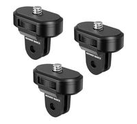 NEEWER Kit Adattatore per Treppiede da 3pz Compatibile con Insta360 DJI OSMO 360 Pocket 3 Action Camera per Registrazione Video POV, Parti Accessori Vite di Conversione da 1/4"-20 a 2 Punte, GP-92