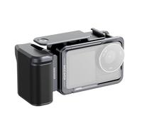 NEEWER Kit gabbia e maniglia laterale compatibile con DJI Osmo Action 5 Pro / 4/3, Vlogging Protettivo Metal Video Rig con Supporto Adattatore Magnetico, Barra Estensione Otturatore Cold Shoe, Grigio