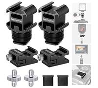 NEEWER Kit di 8 Adattatori Hotshoe - Adattatore a 3 Coldshoe, 1/4” Vite Adattatore, Staffa per Flash & Copertura per Hotshoe, per Reflex Digitali, Luci LED, Microfoni, Cavalletti & Monitor