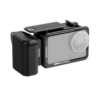 NEEWER Kit di accessori per gabbia e maniglia laterale compatibile con fotocamera DJI Osmo Action 5 Pro/4/3, adattatore magnetico protettivo in metallo per montaggio a barra di estensione