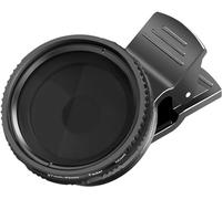 NEEWER Kit di Filtri per Fotocamere con Clip su ND2-ND400 da 37mm: Filtro a Densità Neutra Regolabile con Clip per Telefono Compatibile con iPhone 14/14Pro/14Pro Max Samsung Smartphone Android iPad
