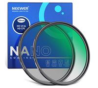 NEEWER Kit di Filtri per Obiettivo CPL UV da 49mm, Set di Filtri Polarizzatore Circolare/Protezione UV, Vetro Ottico HD e 30 Strati di Nano Rivestimenti a Doppio Lato/Telaio Ultra Sottile in Alluminio