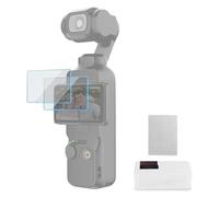NEEWER Kit di Protezione Schermo per Pocket 3 (2 Pezzi) Compatibile con DJI Osmo Pocket 3 Creator Combo Accessori, Pellicola Protettiva in Vetro Temperato Antigraffio 9H HD per Touchscreen, CA141