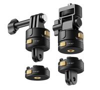 NEEWER Kit di Supporto Action Camera 6 in 1, Compatibile con Hero 13 12 11 Max DJI Osmo Action Insta360, Attacco Magnetico a Sgancio Rapido con Filettatura 1/4" e Dita Pieghevoli per Scatti POV, GP-23