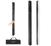 NEEWER Kit Diffusore di Luce LED per Barra Luminosa LED RGB TL120C, Diffusore a Striscia con Griglia a Nido d'Ape, Borsa da Trasporto, Chiusure a Strappo per Foto Video Streaming Live Ritratti, NS10S