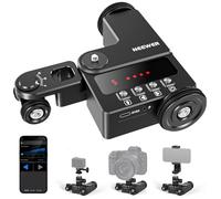 NEEWER Kit Dolly Motorizzato Fotocamera, Controllo App, Motore Ultra Silenzioso, Compatibile con GoPro Hero13 12 iPhone 15 Pro Max Samsung S24 DSLR Camera, DL200 (Solo per Pavimenti Lisci e Scrivanie)