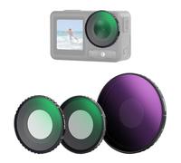NEEWER Kit Filtro ND Compatibile con DJI Osmo Action 5 Pro/4, Filtro ND8-32 Variabile (3-5 Stop) + CPL + Black Diffusion 1/4 a Vite in Vetro Ottico HD Multistrato, Accessori per Action Camera, FL-52