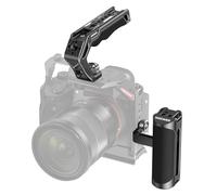 NEEWER Kit Impugnatura Superiore/Laterale, Vite 3/8" con Perno Posizionamento, Slitte Fredde, Impugnatura Ergonomica Silicone, Compatibile con SmallRig Fotocamera Gabbia Video Rig, CA007+VS105