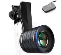 NEEWER Kit Obiettivo Macro per Telefono, Set di 4 Lenti Magnetiche Impilabili per Primi Piani con Morsetto Filettato da 17mm, Accessori Fotografia a Clip Compatibili con iPhone Android Samsung, LS-87
