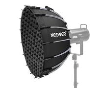 NEEWER Kit Softbox Parabolico, 60cm Soft Box ad Attacco Bowens con Diffusori Luce per Fotografia Studio Registrazione Video Streaming, Compatibile con Aputure 120d Compatibile con Godox SL60w, NS71P