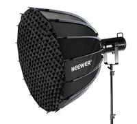 NEEWER Kit Softbox Parabolico, 90cm Soft Box ad Attacco Bowens con Diffusori Luce per Fotografia Studio Registrazione Video Streaming, Compatibile con Aputure 120d Compatibile con Godox SL60w, NS72P