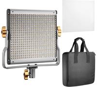 Neewer LED Video Light Bi-colore Regolabile con Staffa U Kit per Studio, Ripresa Video YouTube, 480 LED Lampadine, 3200-5600K, CRI 96+ (Spina EU)