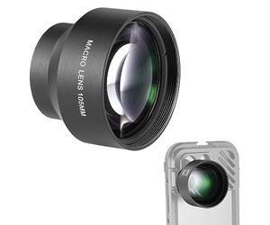 NEEWER Lente Macro HD da 105mm Compatibile con iPhone Samsung Gabbia per Smartphone+Len Mount Filettatura da 17mm,Compatibile con SmallRig Compatibile con Sandmarc+Filettatura Anteriore da 46mm,LS-26