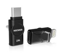 Neewer LM4 Set Adattatore OTG USB C (2pz), USB C a USB C + USBC a iOS per iPhone iPad Android Phone Utilizzo Mic Wireless CM28 Pro CM28 Ultra CM28 Durante la Carica, Non per Ricarica Rapida PD
