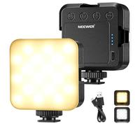 NEEWER Luce LED per Video Portatile Bicolore 3200-5600K Dimmerabile con 3 Slitte Coldshoe, CRI97+, 8 Modalità di Scena, 2000mAh Batteria Ricaricabile per Giochi YouTube Vlog Fotografia - NL-36L