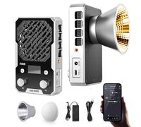 NEEWER Luce Video LED Ultra Compatta da 100W con Controllo APP/Pannello, Lampada COB Bicolore Tascabile a Uscita Continua con 4 Curve di Oscuramento/2700K-6500K/CRI96+ per Foto Video in Studio, FS100B