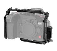 NEEWER Lumix GH6 - Gabbia per fotocamera, piattaforma video in alluminio, con morsetto HDMI, guida NATO, zoccolo freddo, piastra base QR tipo Arca, compatibile con Panasonic Lumix GH6 DJI RS3 Pro RSC2