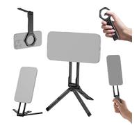 NEEWER Supporto Telefono Magnetico, Impugnatura Selfie Stick Treppiede Smartphone da Tavolo Portatile Leggero Metallico con Moschettone Sgancio Rapido, Compatibile con MagSafe iPhone per Video, DS027