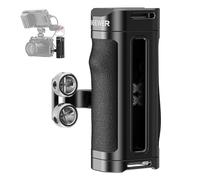 NEEWER Maniglia Laterale Leggera, Impugnatura Rig per Camera Cage e Grip in Silicone Sagomata, 2 Viti 1/4" Filetti 1/4" Cold Shoe, Regolazione Verticale, Compatibile con SmallRig NEEWER Gabbia, CA067H