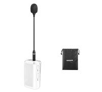 Neewer Microfono a Condensatore Omnidirezionale TRS da 3,5 mm, Microfono per Interviste e Creatori di Contenuti, Compatibile con DJI Wireless Mic Trasmettitori Compatibile con Rode Wireless GO II 2