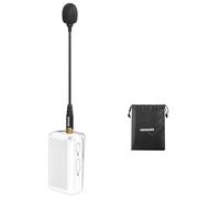 NEEWER Microfono a condensatore omnidirezionale TRS da 3,5mm con blocco, microfono per interviste e creatori di contenuti, Compatibile con DJI Wireless Mic trasmettitori Compatibile con Rode Wireless