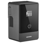 NEEWER Mini Batteria V Mount 6800mAh 99Wh 14,5V, Batteria Mini V Lock con 65W PD Tipo C/D Tap/BP/USB A/Doppia Porta DC/Display OLED per Videocamera Compatibile con SmallRig BMPCC 4k 6k, PS099E