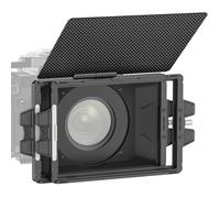 NEEWER Mini Matte Box con Due Coinici per Filtri da 4"x5,65", 4 Adattatori per Lenti Circolari, Compatibile con SmallRig Accessori Compatibile con K&F NISI TIFFEN NEEWER Filtro Cinematografico, PG002