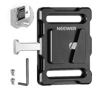 NEEWER Mini Pannello Batteria con Attacco a V con ampio Morsetto a Granchio e Bloccaggio QR per Treppiede Stativo Supporto a C, Compatibile con Le Batteria FXLION Sony Attacco a V, PS005