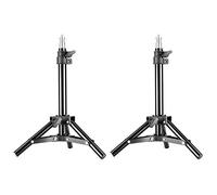 NEEWER Mini set di due supporti aluminum fotografia della luce con altezza max 80 cm per Relfectors, Softbox, luci, ombrelli, sfondi