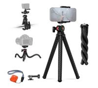 NEEWER Mini Treppiede Flessibile per Fotocamera e Smartphone, Remote, TP34 | Porta Telefono Nascosto, Attaccoe Action Cam, Compatibile con iPhone 18 Pro Max GoPro Hero13 12 DJI Insta360 Samsung per Vlog