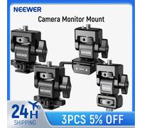 NEEWER Morsetto per fotocamera DSLR Supporto per monitor regolabile con pattino freddo Anti torsione Vite da 1/4 "per monitor Flash Light Attacco fai da te
