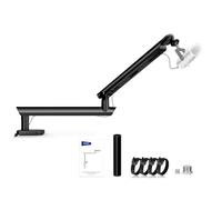 NEEWER MS007 - Supporto per microfono, a basso profilo, con testa a sfera e adattatori da 3/8" 5/8", compatibile con Blue Yeti Snowball HyperX QuadCast SoloCast Shure, carico massimo 1,5 kg