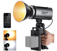 NEEWER MS150B 130 W Bi Color LED Video Light Mini COB Portatile Fotografia Illuminazione con Controllo App, 2,4 G Modus, Supporto Bowens, 20000 lux/0,5 m, 2700K-6500K, 2 opzioni di alimentazione spina