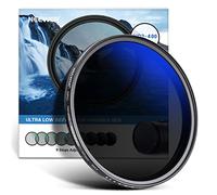 NEEWER ND2-ND400 Filtro ND variabile 77 mm (1-9 fermati) con rivestimento multistrato, impermeabile, antigraffio, ultra sottile e variabile, filtro grigio