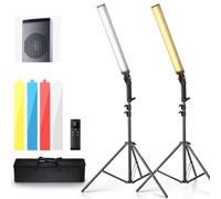 NEEWER Nuovo Kit di Bacchetta Luminosa LED Portatile 2,4G per Video, 40W Dimmerabile 3200K-5600K CRI97, con Stativi/Filtri/Borsa da Trasporto per Gaming Fotografia Video su YouTube TikTok, BH20B ULTRA