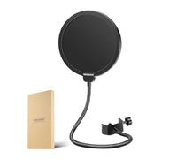 Neewer NW(B-3) 6" Filtro Antipop di Microfono da Studio con Clip di Supporto - Rotondo, Nero