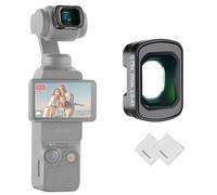NEEWER Obiettivo grandangolare 0,75 X compatibile con DJI Osmo Pocket 3 Creator Combo Accessories, asferico magnetico multistrato di action camera, campo di visione esteso a 108°&2 panni pulizia